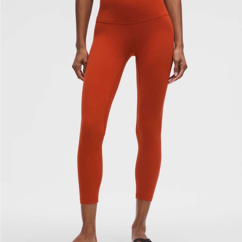 Lululemon Athletica Align High-Rise Pant 25" Autumn Rust - Picture 2 of 3